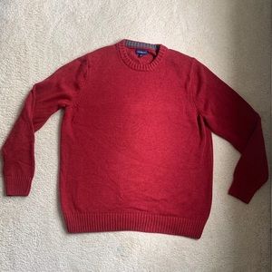 Croft and barrow red sweatshirt